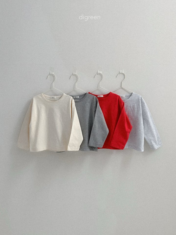 Digreen - Korean Children Fashion - #prettylittlegirls - Plain Tee