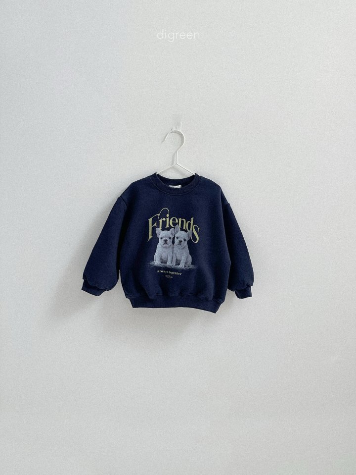 Digreen - Korean Children Fashion - #prettylittlegirls - Friends Dog Sweatshirt - 8