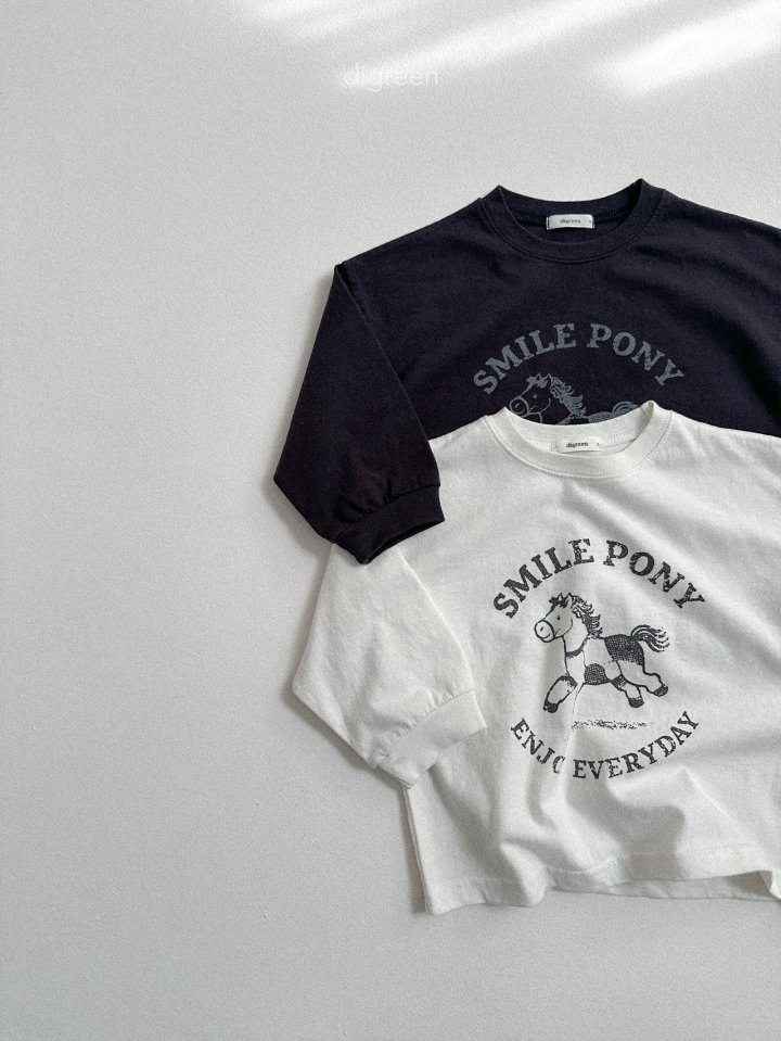 Digreen - Korean Children Fashion - #prettylittlegirls - Pony Tee - 3