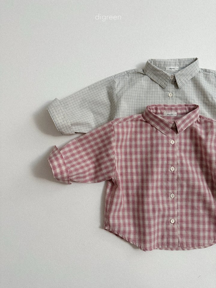 Digreen - Korean Children Fashion - #stylishchildhood - Check Shirt - 5