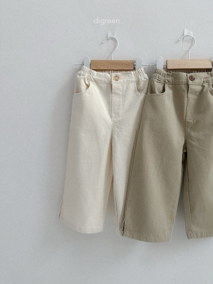 Digreen - Korean Children Fashion - #stylishchildhood - Slit Pants - 3