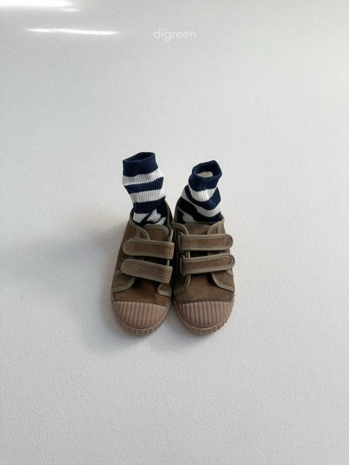 Digreen - Korean Children Fashion - #todddlerfashion - Minimal Stripe Socks - 12