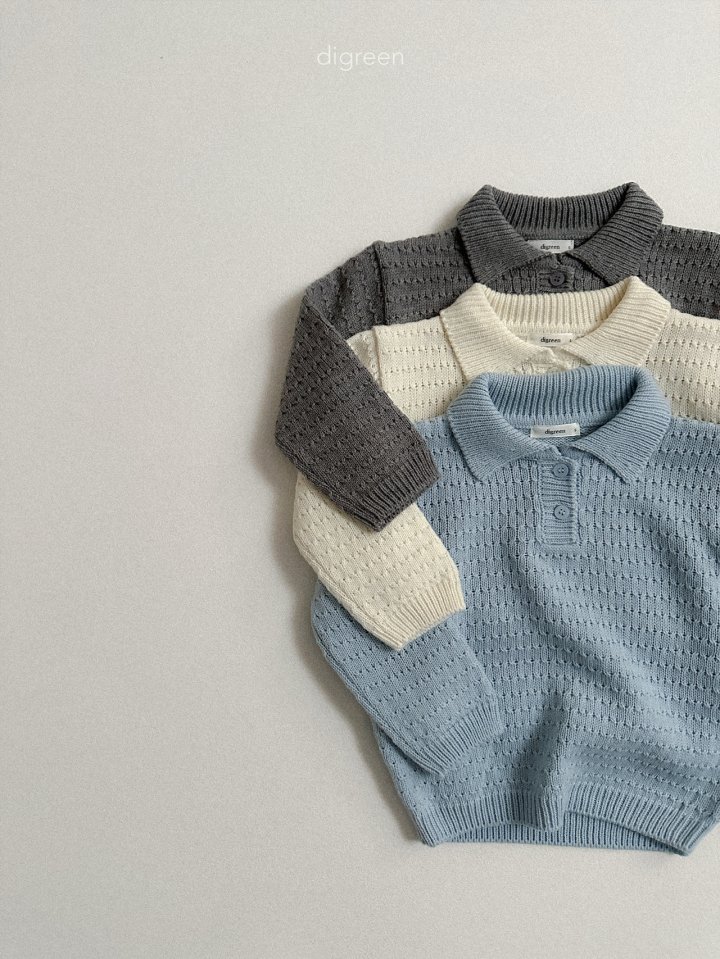 Digreen - Korean Children Fashion - #toddlerclothing - Weave Net Knit - 8