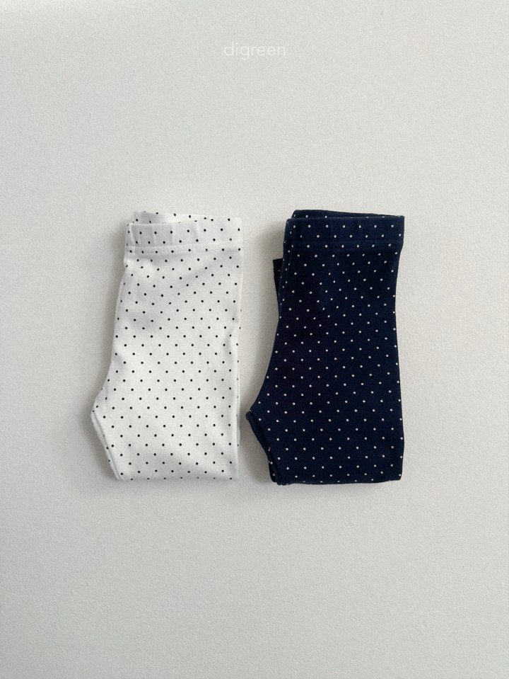 Digreen - Korean Children Fashion - #toddlerclothing - Dot Leggings