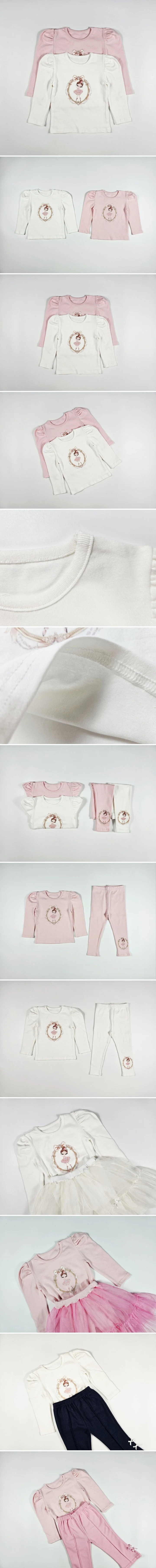 Dolphin - Korean Children Fashion - #todddlerfashion - Ballet Girl Tee