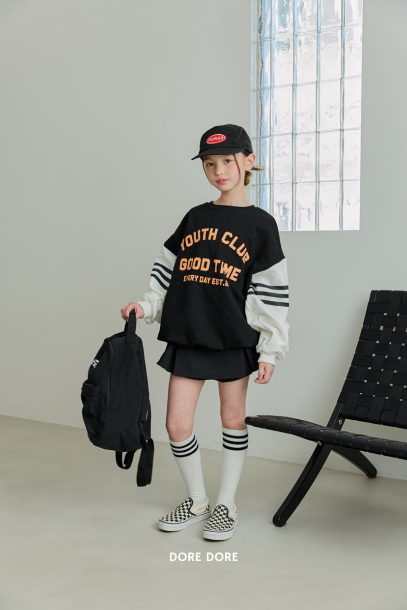 Dore Dore - Korean Children Fashion - #Kfashion4kids - Triple Stripe Sweatshirt - 9