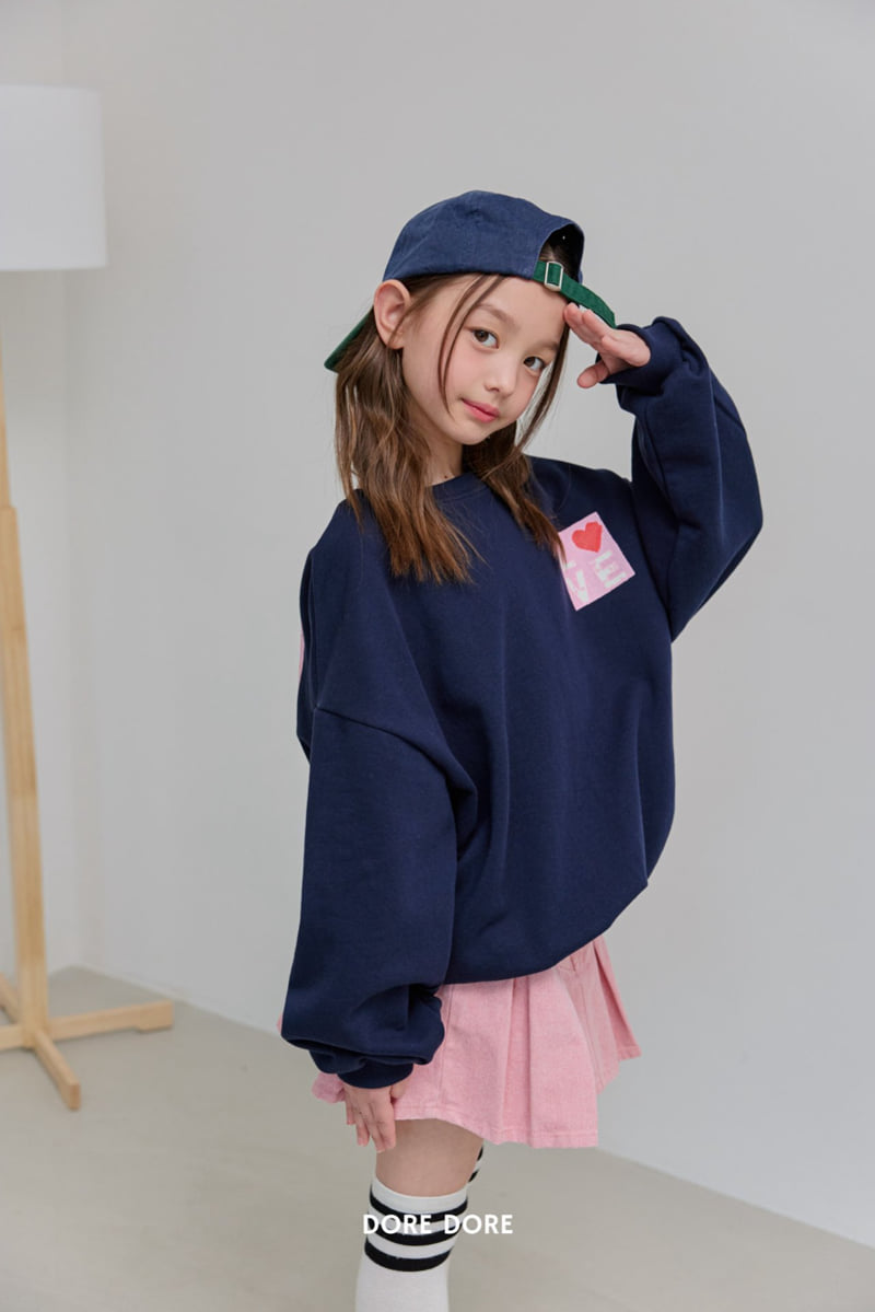 Dore Dore - Korean Children Fashion - #Kfashion4kids - Square Love Sweatshirt - 11
