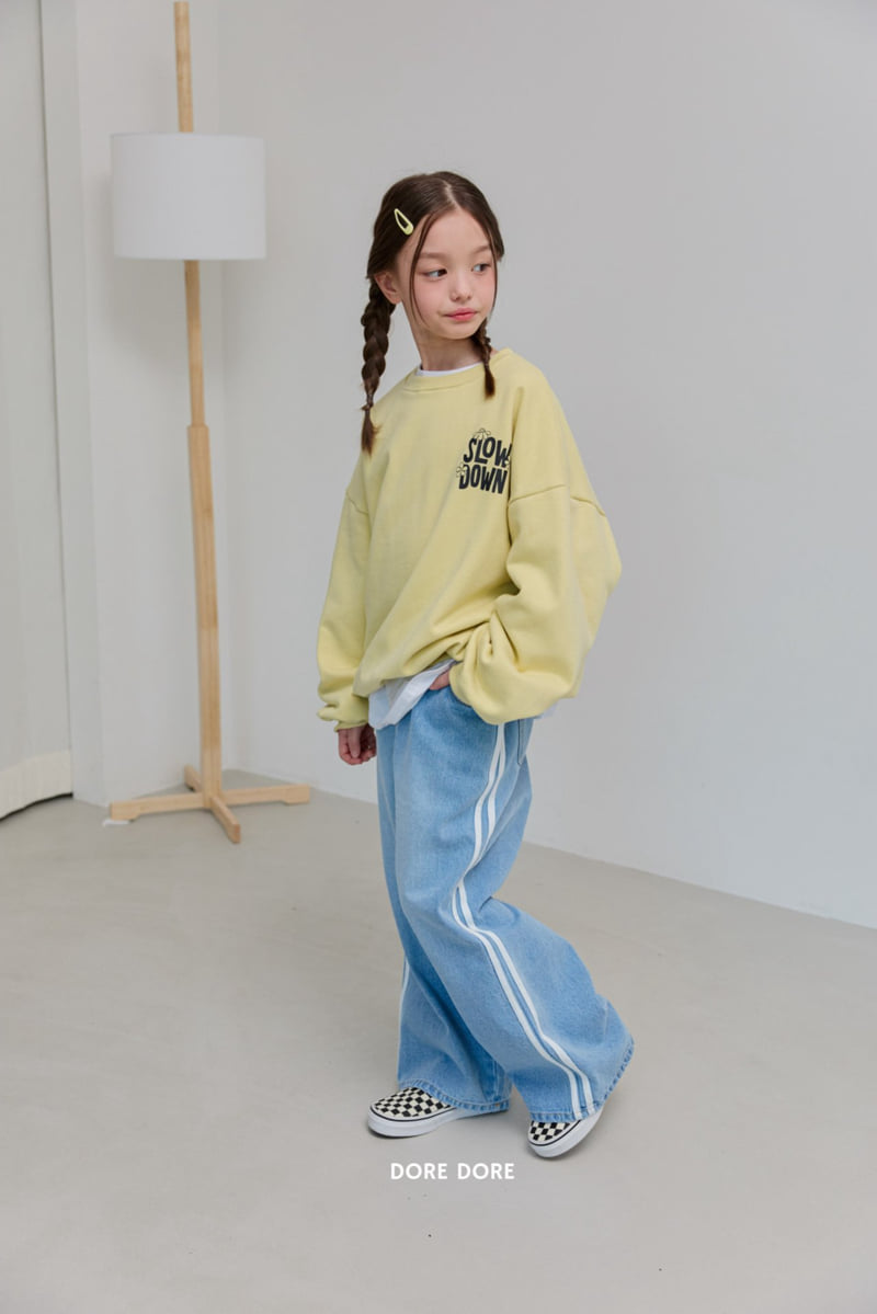 Dore Dore - Korean Children Fashion - #Kfashion4kids - Double Stripe Brushed Pants - 6