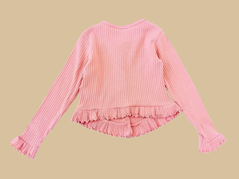 Dore Dore - Korean Children Fashion - #kidzfashiontrend - V-Frill Cardigan - 4