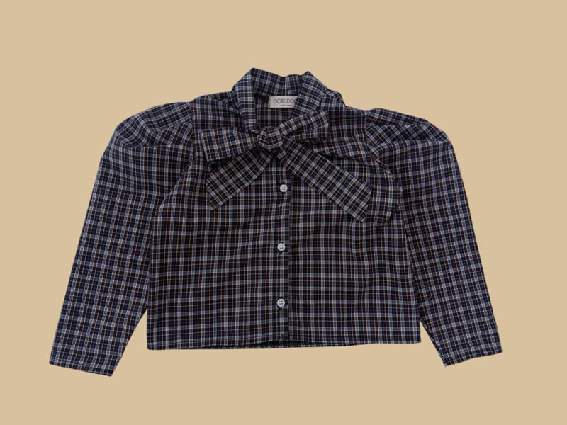 Dore Dore - Korean Children Fashion - #Kfashion4kids - Ribbon Puff Blouse - 5