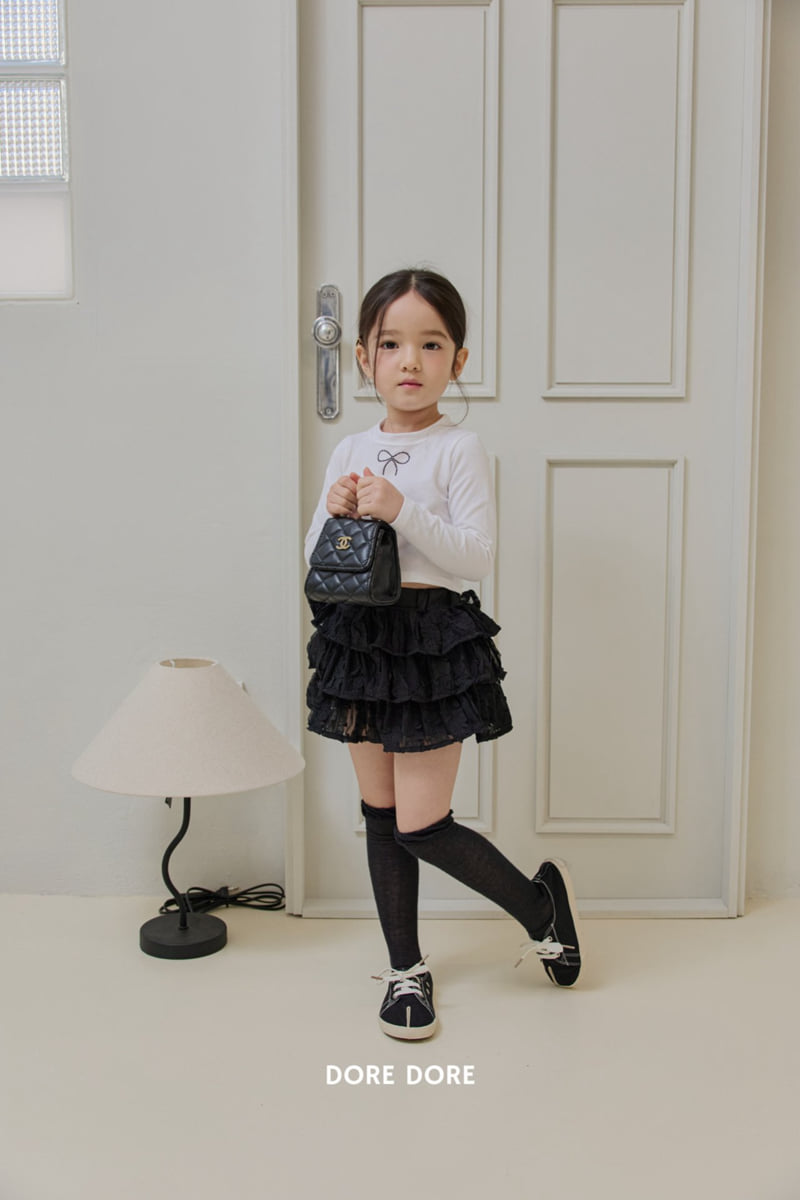 Dore Dore - Korean Children Fashion - #Kfashion4kids - Chiffon Tiered Skirt Pants - 11