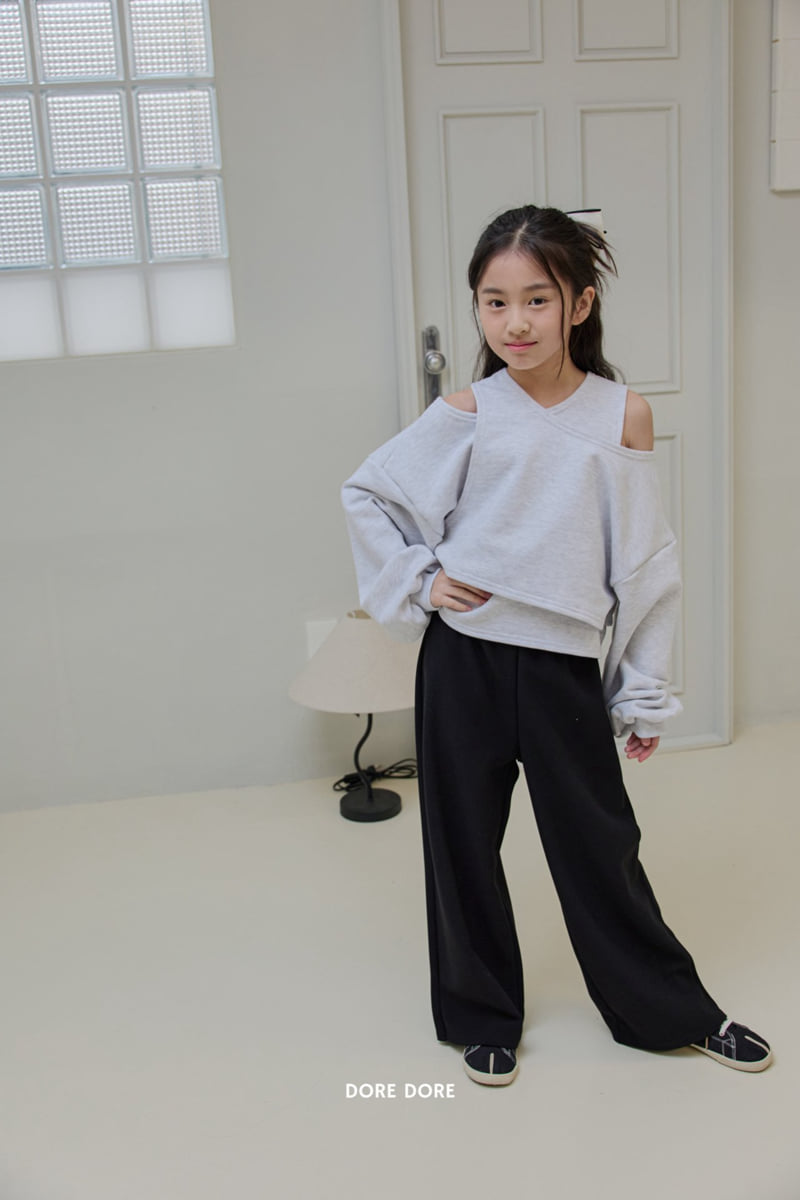 Dore Dore - Korean Children Fashion - #Kfashion4kids - Embroidered Slacks - 5