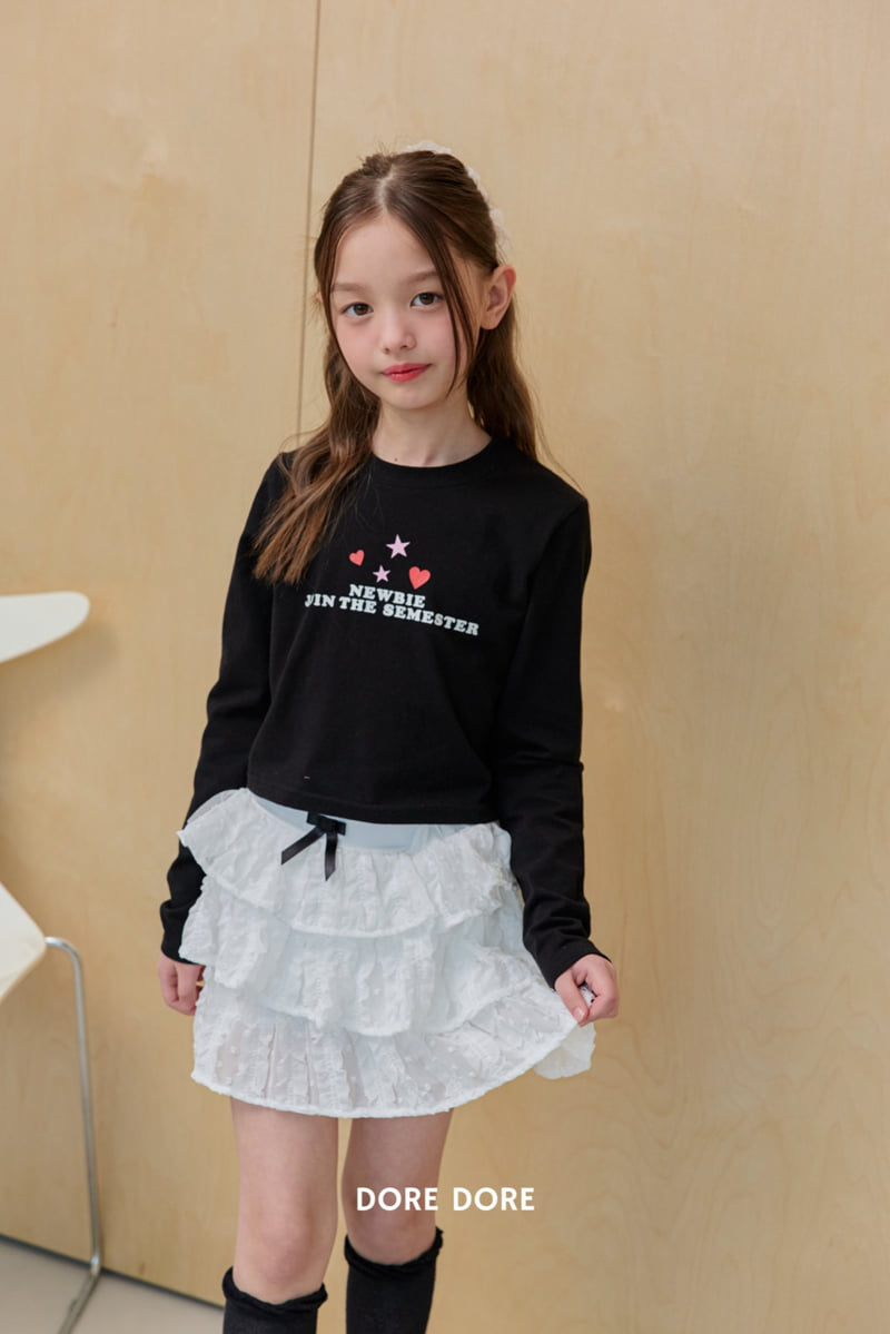 Dore Dore - Korean Children Fashion - #childofig - Heart Star Crop Tee - 11