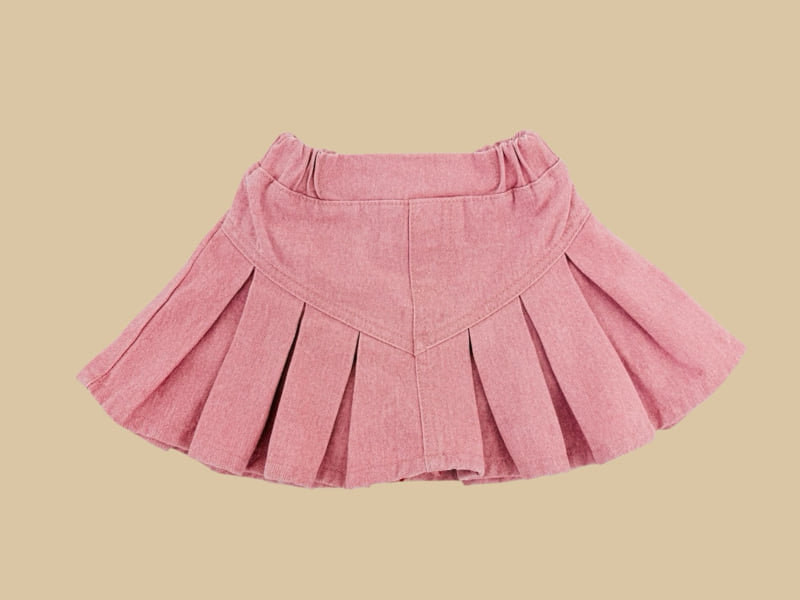 Dore Dore - Korean Children Fashion - #childofig - V-Pleated Skirt Pants - 3