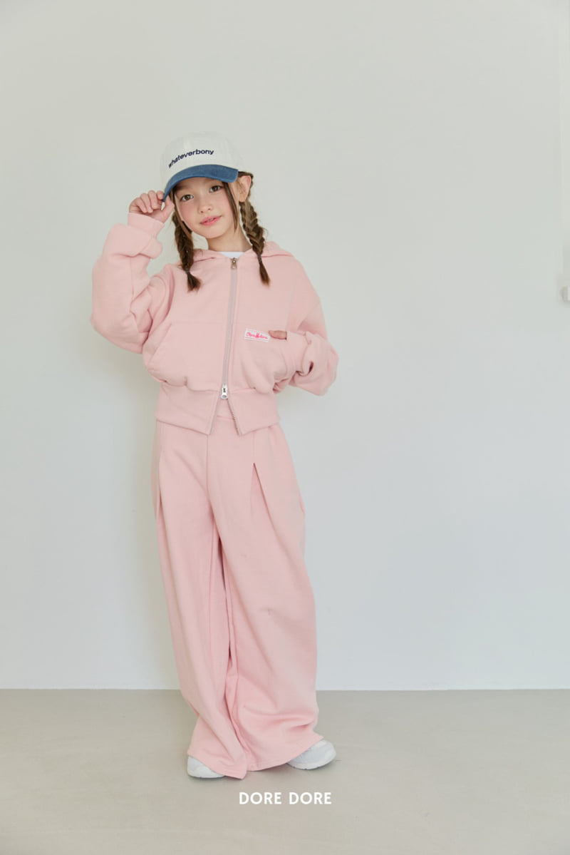 Dore Dore - Korean Children Fashion - #childofig - Inverted Pleat Terry Pants - 8
