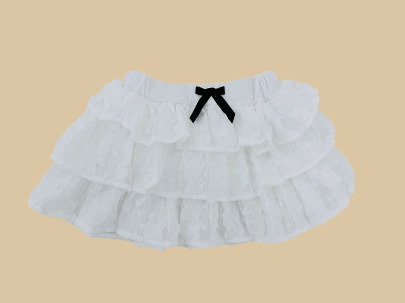 Dore Dore - Korean Children Fashion - #childofig - Chiffon Tiered Skirt Pants - 3