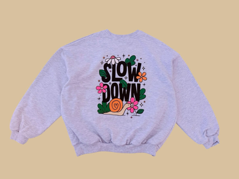 Dore Dore - Korean Children Fashion - #childrensboutique - Slow Down Sweatshirt - 6