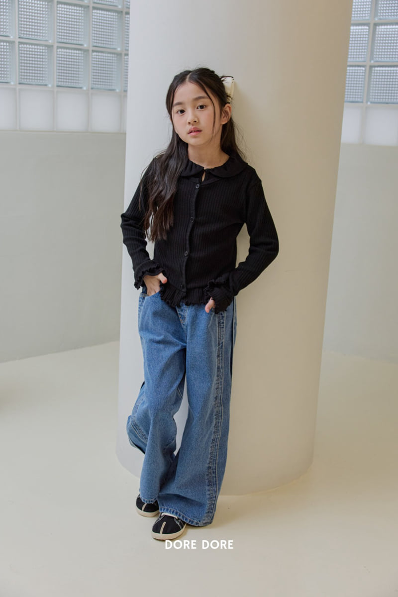Dore Dore - Korean Children Fashion - #childrensboutique - V-Frill Cardigan - 12