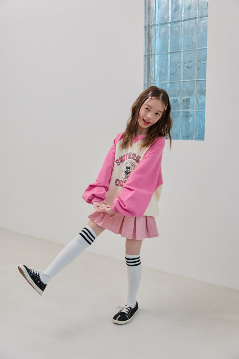 Dore Dore - Korean Children Fashion - #childrensboutique - Color Raglan Sweatshirt - 8