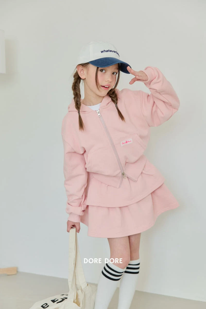Dore Dore - Korean Children Fashion - #childrensboutique - Terry Tiered Skirt Pants - 8