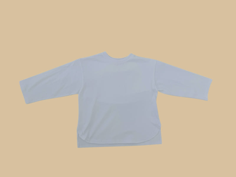 Dore Dore - Korean Children Fashion - #childrensboutique - Front-Rounded Layered Tee - 3