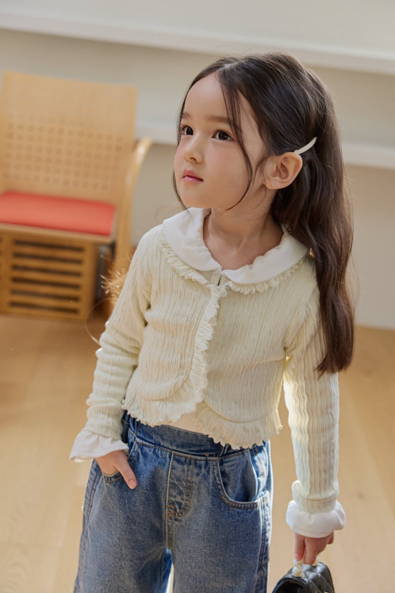 Dore Dore - Korean Children Fashion - #childrensboutique - Petit Frill Cardigan