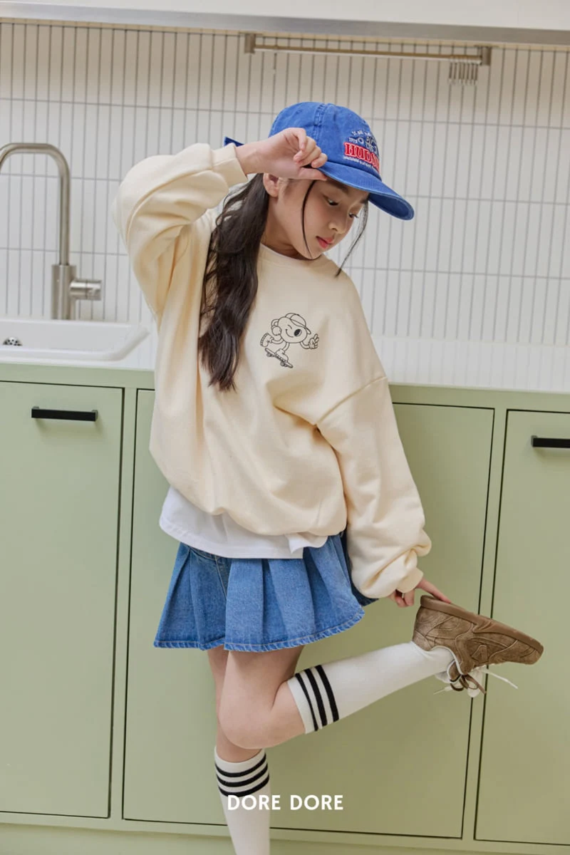Dore Dore - Korean Children Fashion - #childrensboutique - Heart Skate Sweatshirt