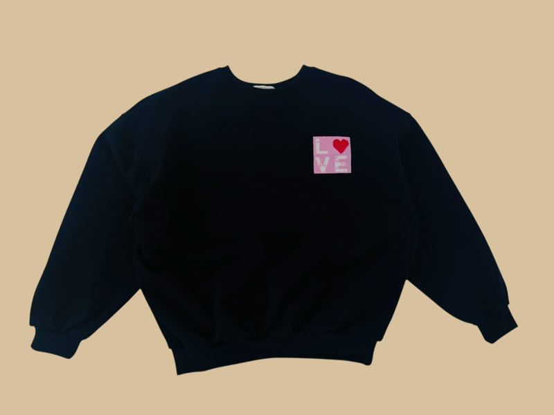 Dore Dore - Korean Children Fashion - #designkidswear - Square Love Sweatshirt - 5