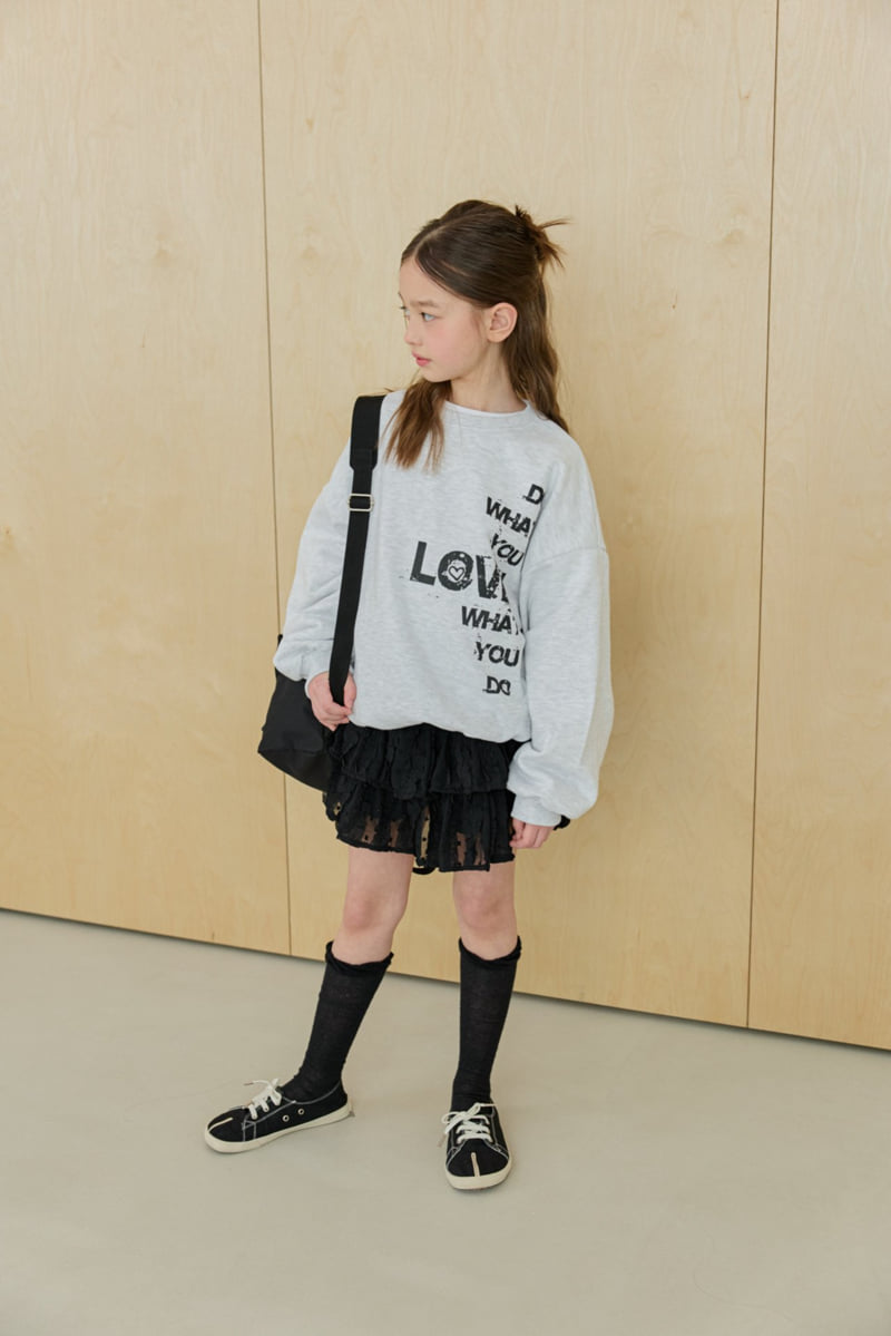 Dore Dore - Korean Children Fashion - #designkidswear - Lettering Sweatshirt - 10