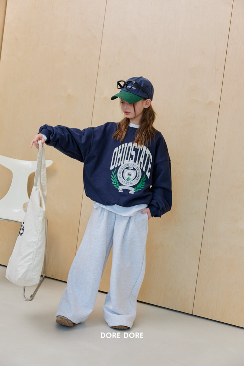 Dore Dore - Korean Children Fashion - #designkidswear - Inverted Pleat Terry Pants - 11
