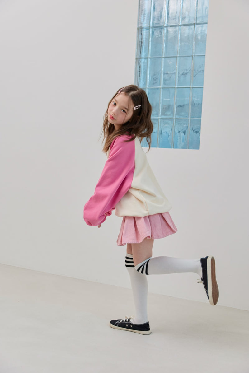 Dore Dore - Korean Children Fashion - #designkidswear - Color Raglan Sweatshirt - 9