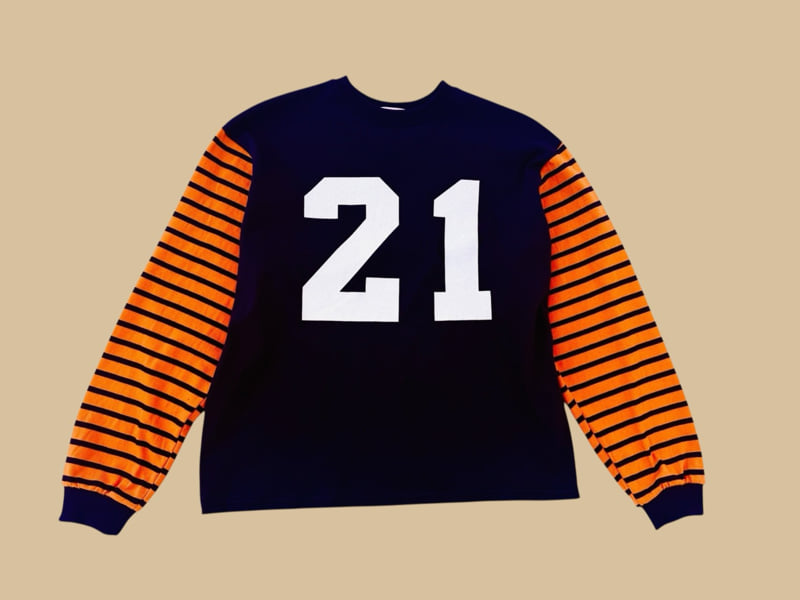 Dore Dore - Korean Children Fashion - #discoveringself - Sleeve Stripe 21 Tee - 3