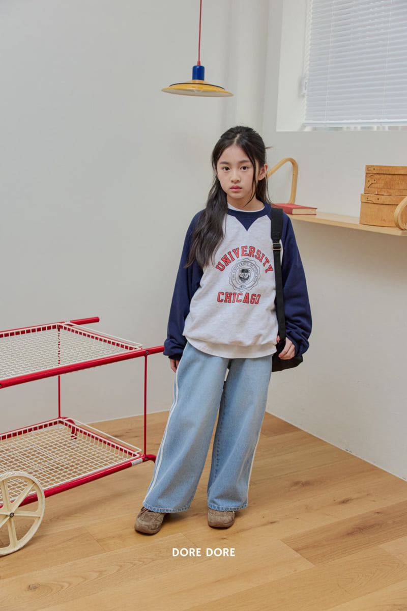 Dore Dore - Korean Children Fashion - #discoveringself - Color Raglan Sweatshirt - 10