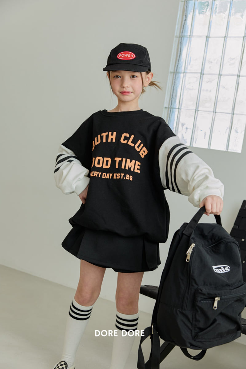 Dore Dore - Korean Children Fashion - #fashionkids - Triple Stripe Sweatshirt - 6