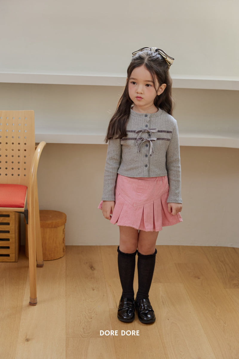 Dore Dore - Korean Children Fashion - #fashionkids - V-Pleated Skirt Pants - 7
