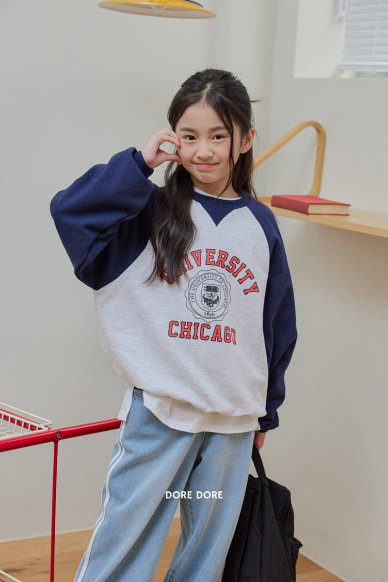 Dore Dore - Korean Children Fashion - #fashionkids - Color Raglan Sweatshirt - 11