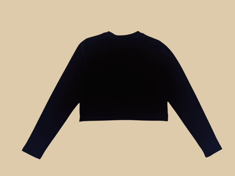 Dore Dore - Korean Children Fashion - #fashionkids - Ribbon Hotfix Crop Tee - 6