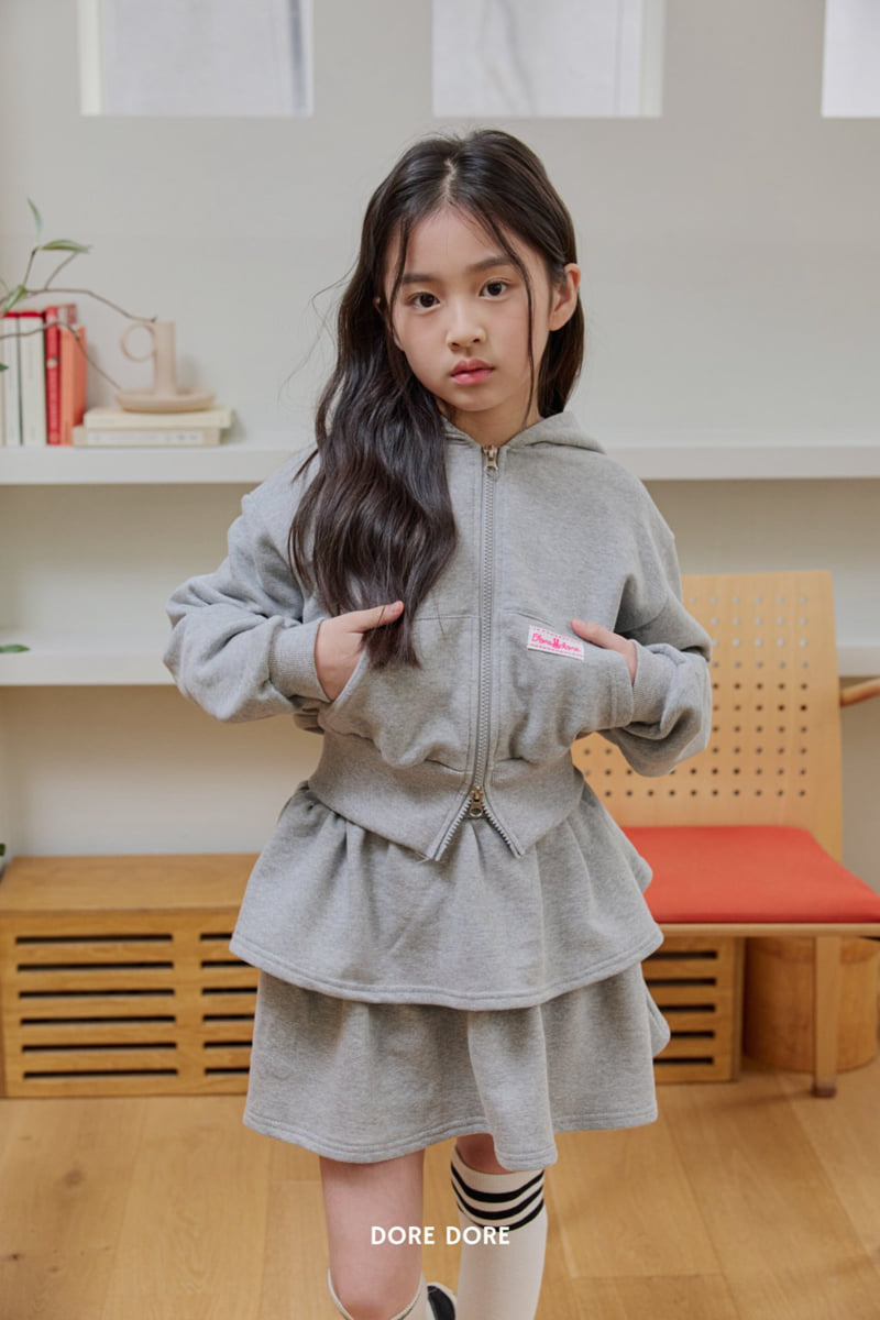 Dore Dore - Korean Children Fashion - #fashionkids - Terry Tiered Skirt Pants - 12