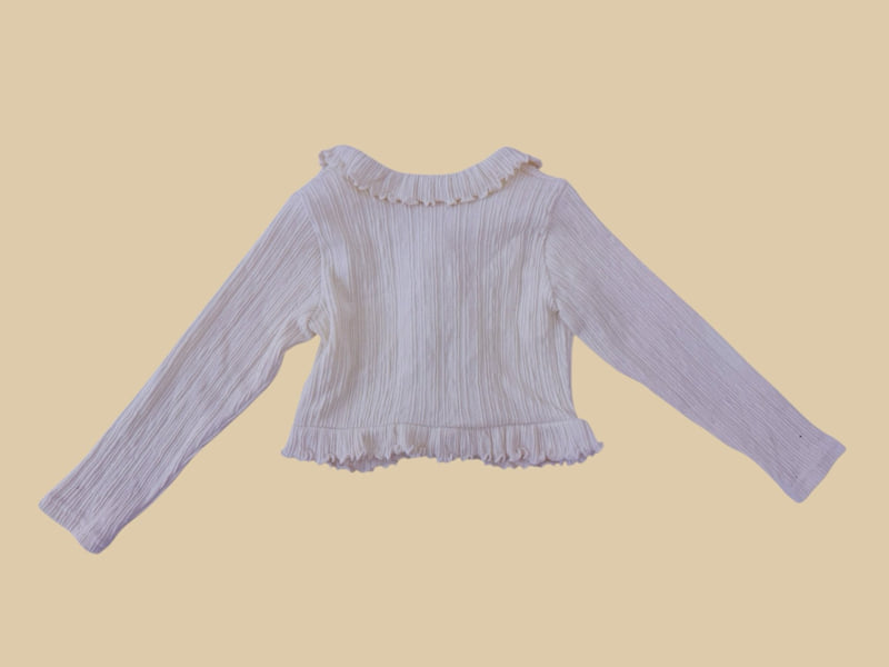 Dore Dore - Korean Children Fashion - #discoveringself - Petit Frill Cardigan - 4