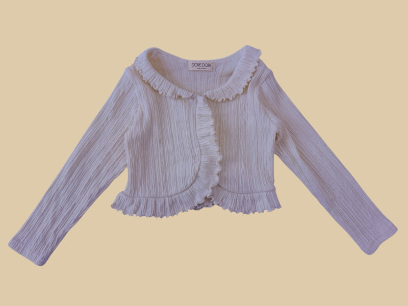 Dore Dore - Korean Children Fashion - #fashionkids - Petit Frill Cardigan - 3