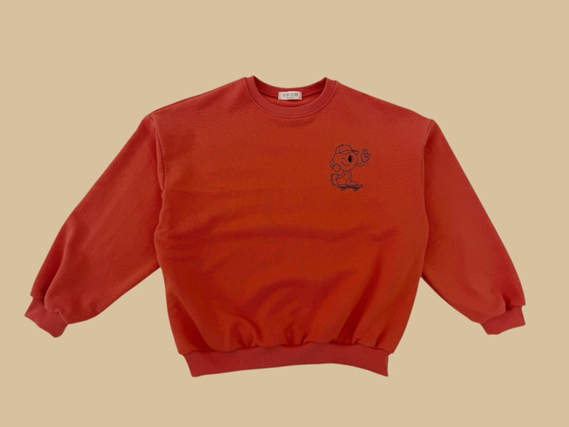 Dore Dore - Korean Children Fashion - #fashionkids - Heart Skate Sweatshirt - 3