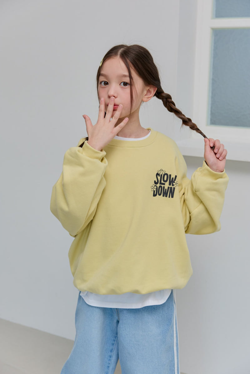 Dore Dore - Korean Children Fashion - #kidsshorts - Slow Down Sweatshirt - 10