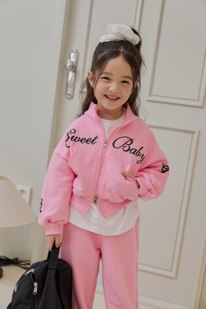 Dore Dore - Korean Children Fashion - #kidsshorts - Ribbon Two-Way Zip-Up - 10
