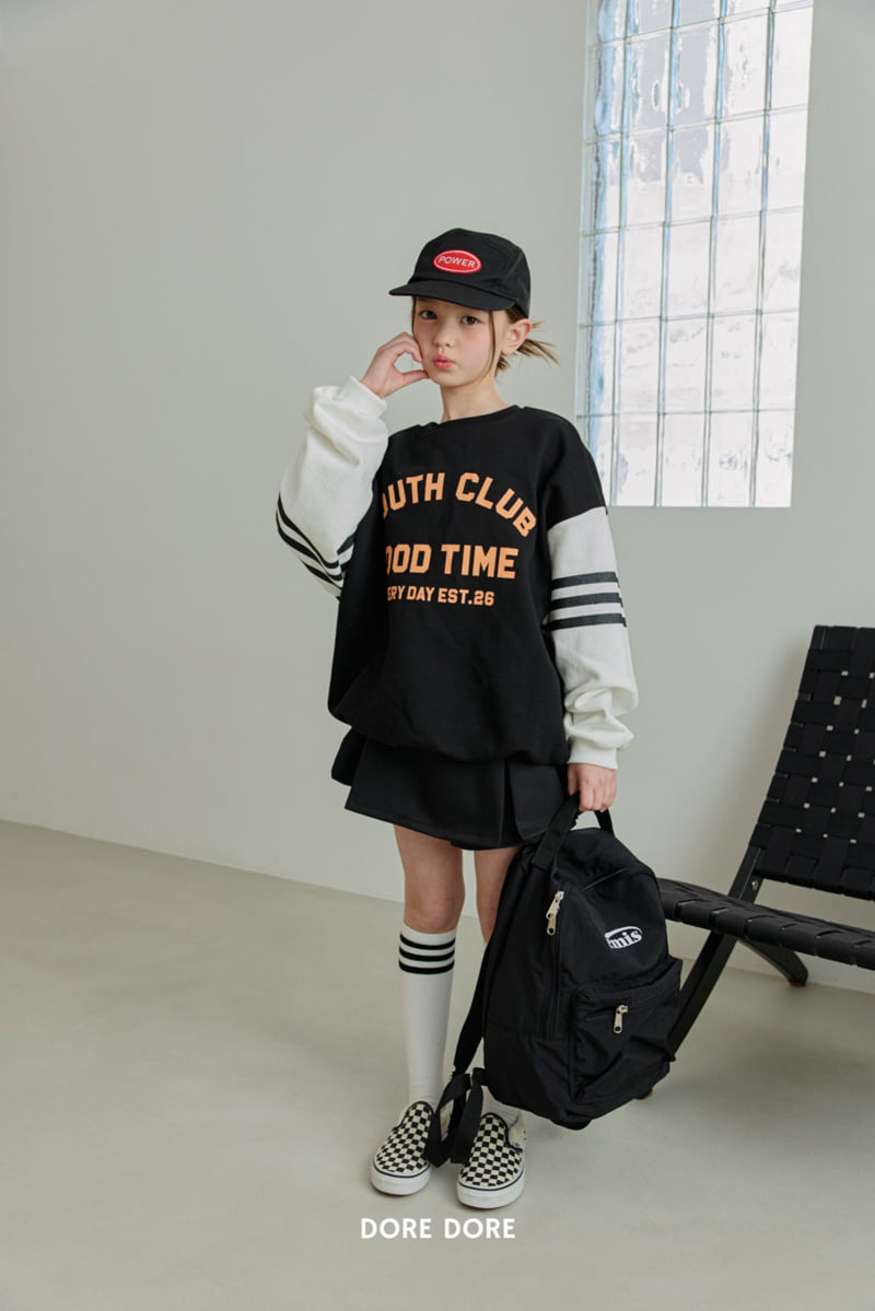Dore Dore - Korean Children Fashion - #kidsstore - Triple Stripe Sweatshirt - 8