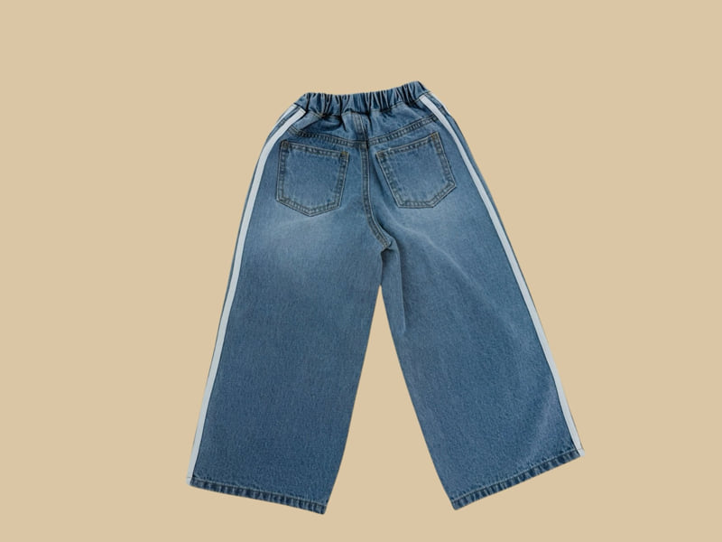 Dore Dore - Korean Children Fashion - #kidsshorts - Double Stripe Brushed Pants - 4