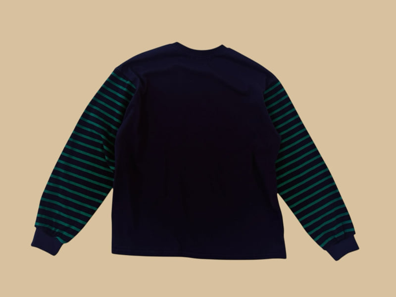 Dore Dore - Korean Children Fashion - #kidsstore - Sleeve Stripe 21 Tee - 6