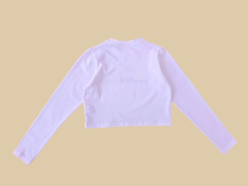 Dore Dore - Korean Children Fashion - #kidsstore - Heart Star Crop Tee - 4