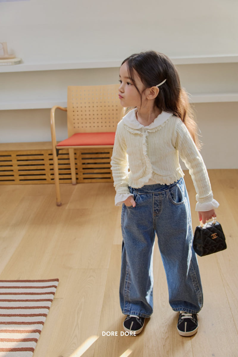 Dore Dore - Korean Children Fashion - #kidzfashiontrend - Petit Frill Cardigan - 7