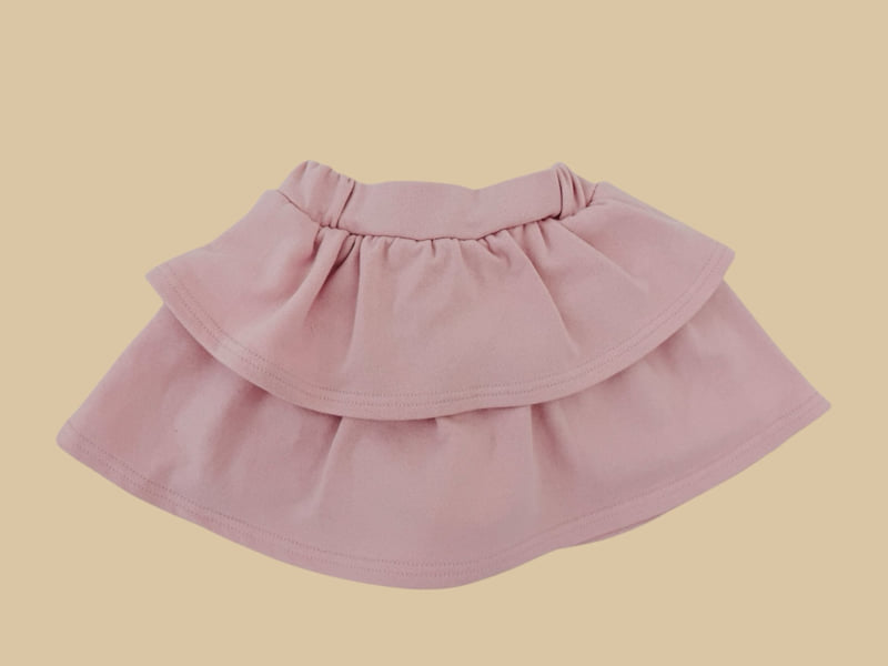Dore Dore - Korean Children Fashion - #littlefashionista - Terry Tiered Skirt Pants - 3