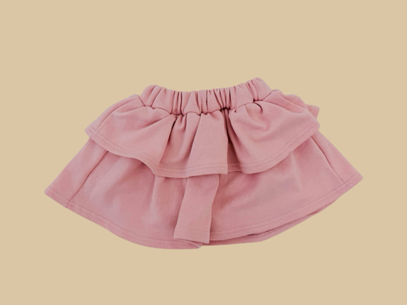 Dore Dore - Korean Children Fashion - #littlefashionista - Terry Tiered Skirt Pants - 4